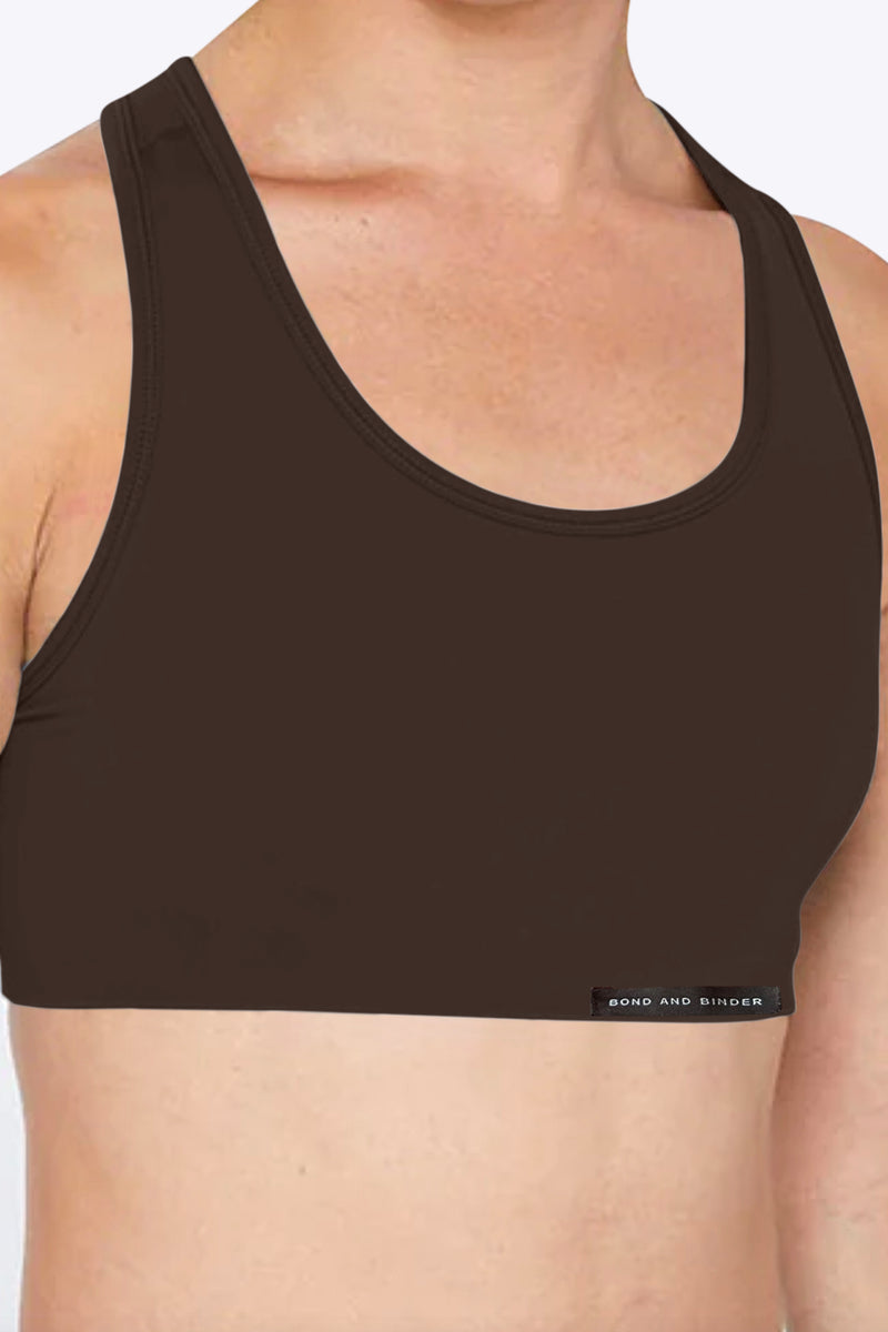 ACTIVE COMPRESSION TOP - COFFEE